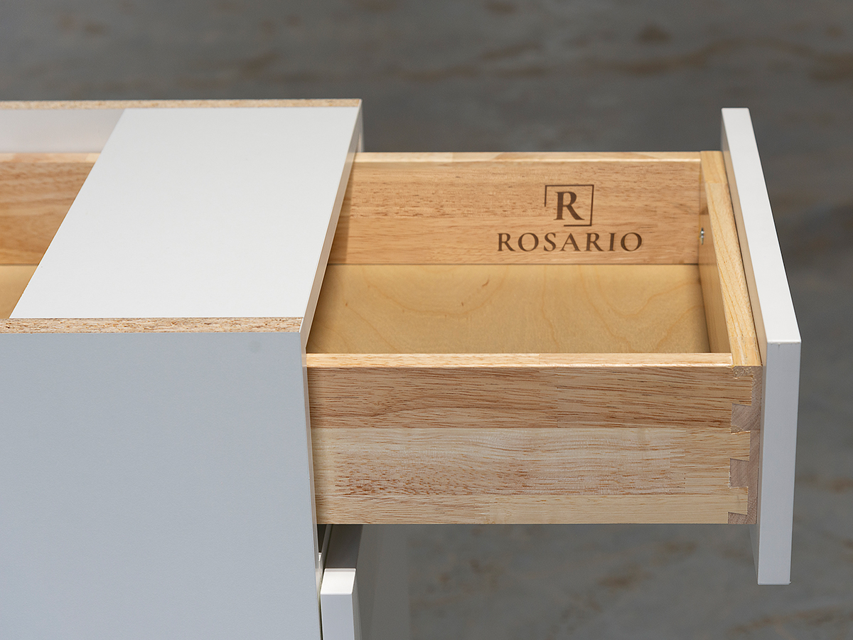 Rosario Select cabinet close up